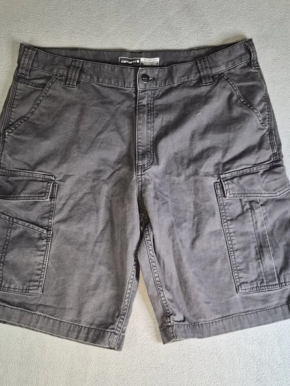Carhartt Grey Cargo Shorts With a Relaxed fit size mens 38W